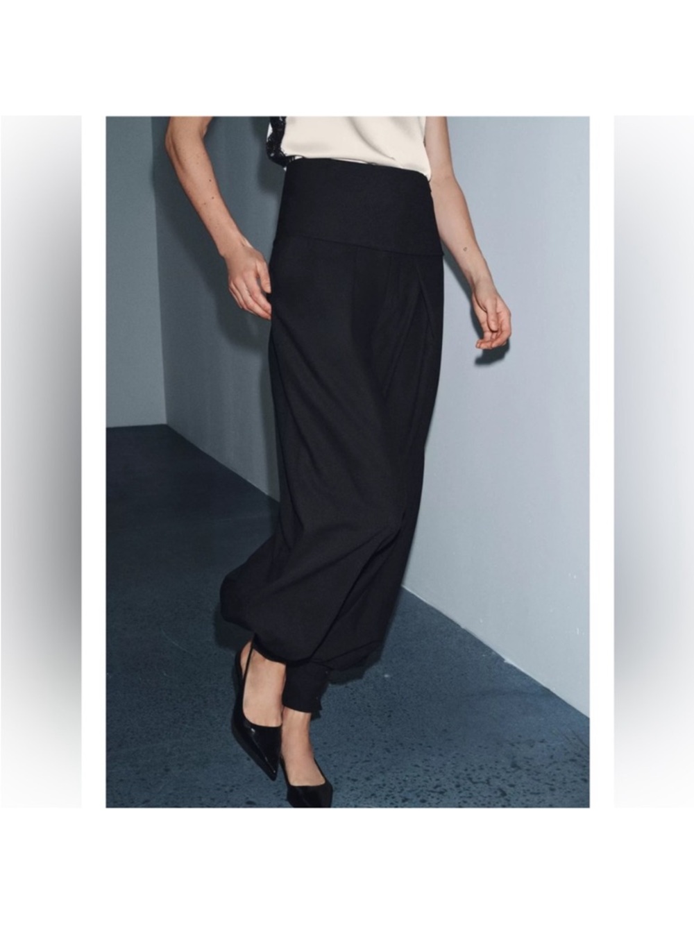 Zara Bloomer With sash pant